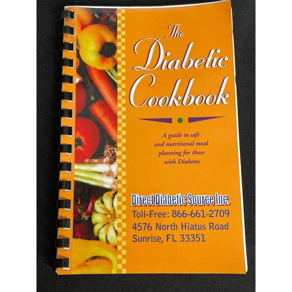 The Diabetic Cookbook Paula Biggs MS RD/LD 1998 Spiral Bound Meal Planning Guide